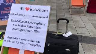 Almanyada Seyahat Acentalarından Ekonomik Paket Protestosu