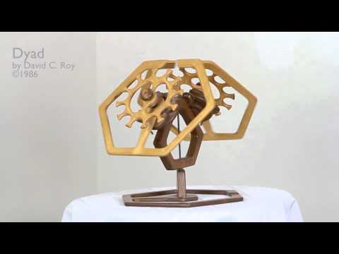 Dyad kinetic sculpture by David Roy (no sound)