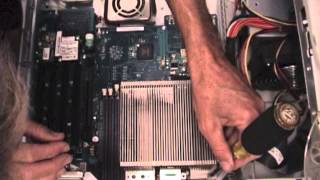 PowerMac G4 MDD 1.25ghz Processor Logic board Removal