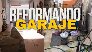 🔴REFORMAMOS el GARAJE!!✔️Reparamos suelo y muro!😉 #1