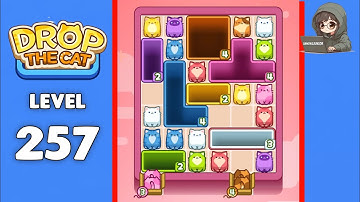 Drop The Cat level 257 solution 