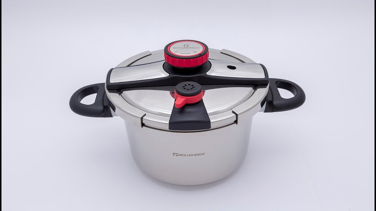 MÜLLER KOCH High Quality 18/10 Stainless Steel Pressure Cooker YouTube