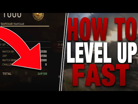 HOW TO LEVEL UP FAST IN CALL OF DUTY WWII...        250,000 XP EVERY GAME!!