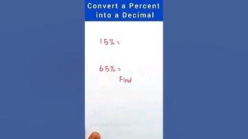 convert to percent into a Decimal 😃|#shorts #youtubeshorts #ytshorts #maths