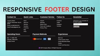 How To Make Animated Website Footer