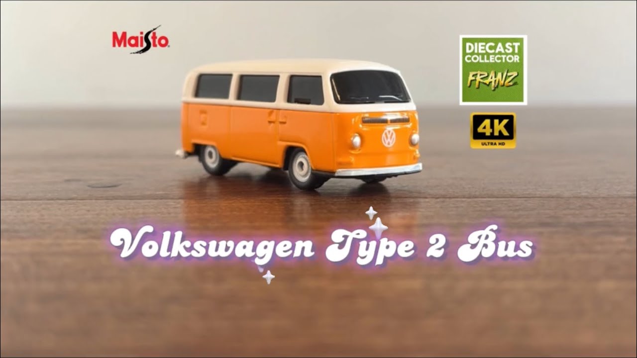 Maisto Volkswagen Type 2 Bus – Classic VW in 1:64 | Diecast Review