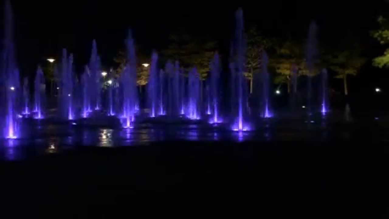 Colored Water Fountain Austin, Texas Hyperlapse YouTube