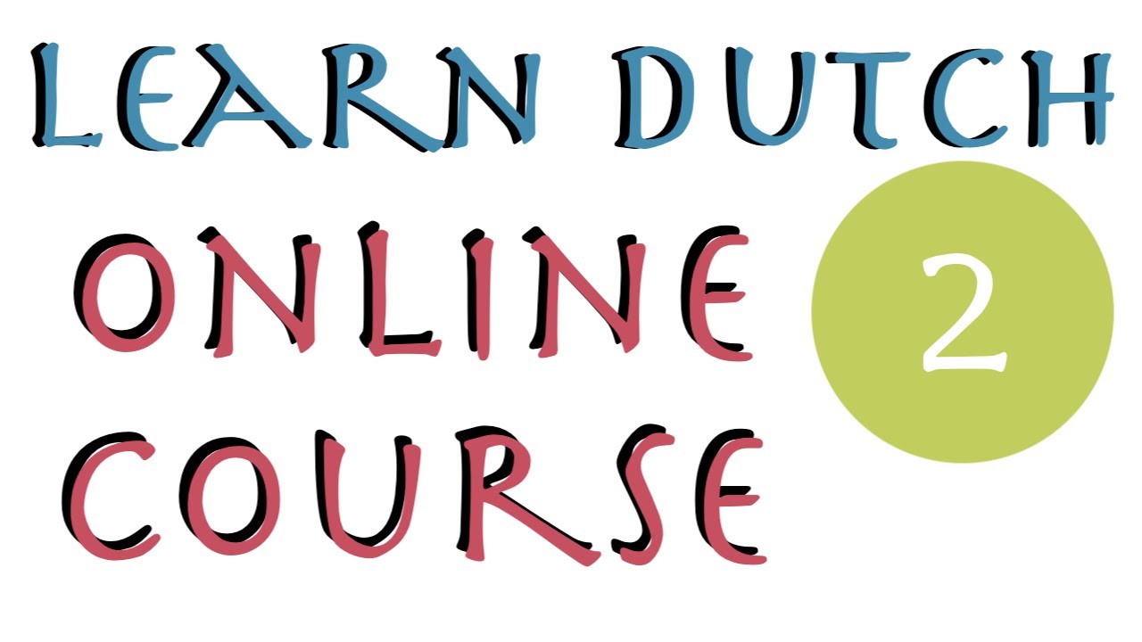 Learn Dutch lesson 2: first dialogue - YouTube