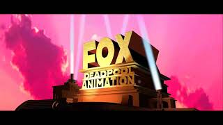 Fox Deadpool Animation logo (2019-2023) (Pink Sky Version) [anamorphic widescreen]