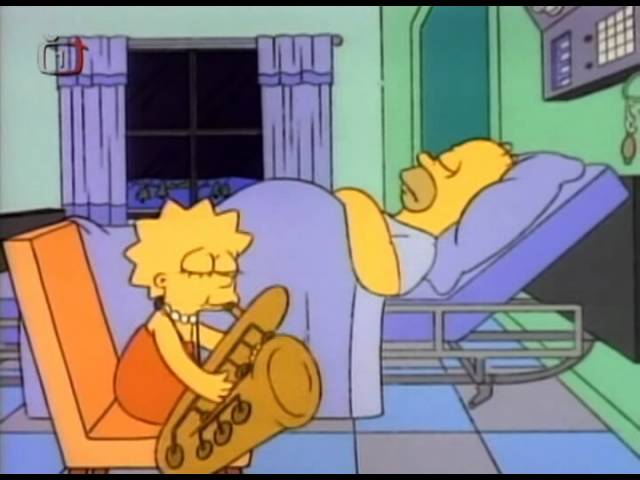 Permitirse zapatilla Animado Lisa sax solo "baker street" (simpsons version) - YouTube