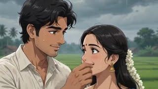 🌧️ Rainy Day Love ❤️ | Cozy South Indian Anime Couple | AI Cinematic #shorts