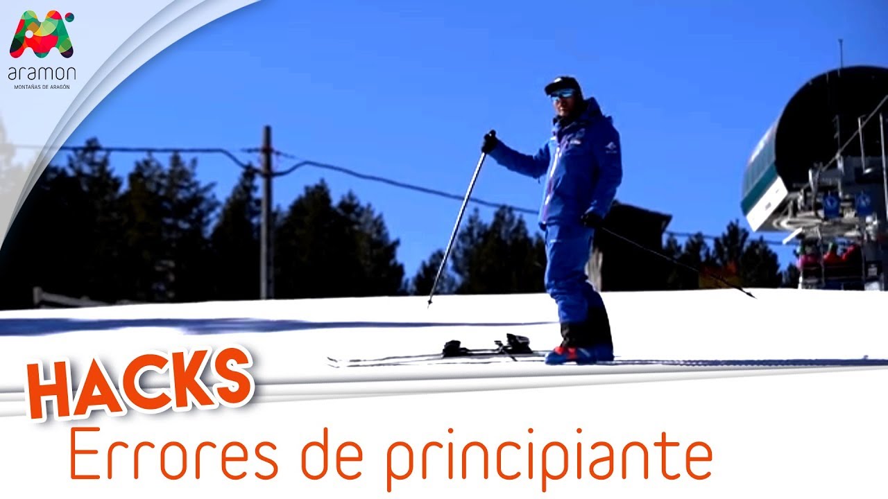 Principales ERRORES de principiantes en ESQUÍ | Grupo Aramón