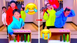 Family Games | Vegetable Touch Challenge! Who guesses more accurately? #funny #partygame #challenge screenshot 5