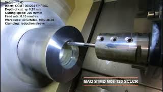 World’s smallest vibration damped turning tool, ready to ship, MAQ STMD M08-120 SCLCR