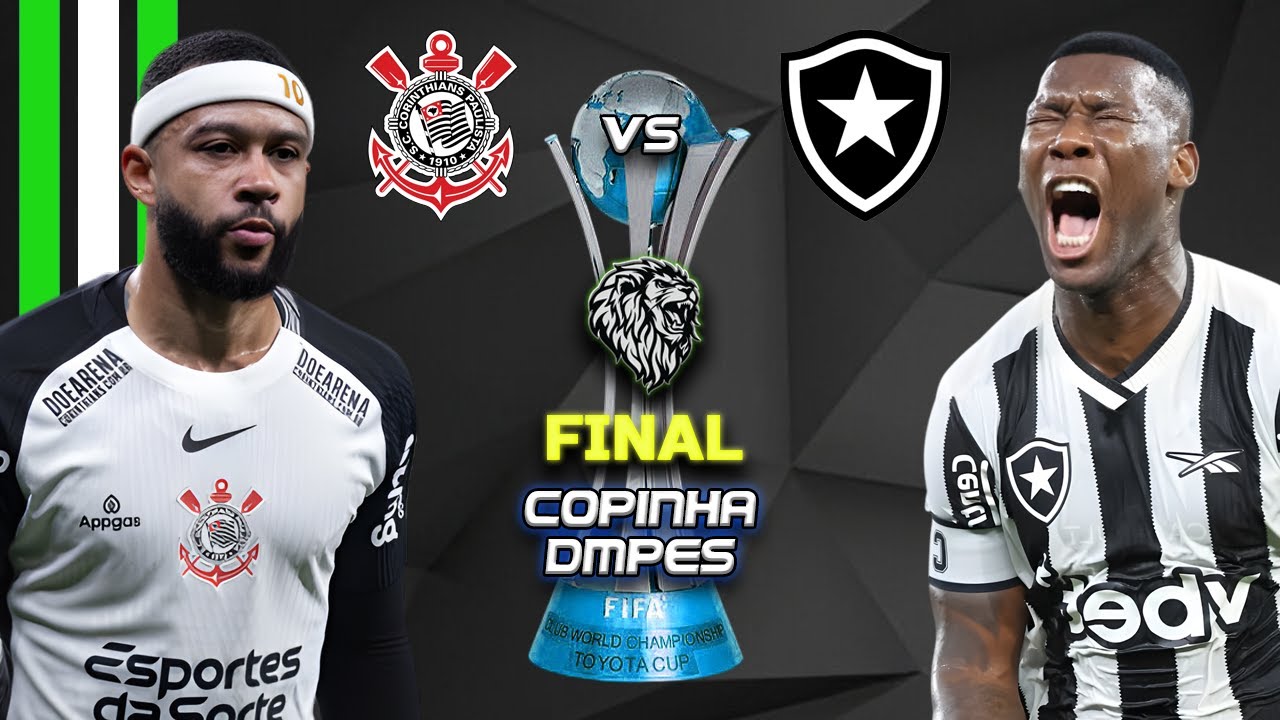 CORINTHIANS VS BOTAFOGO | FINAL COPINHA DMPES | PATCH DMPES 4.6.2 | PES 2017