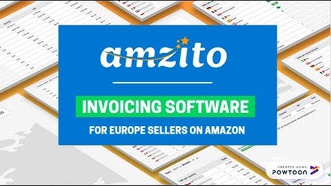 What is Amzito - invoicing software for Amazon Europe sellers