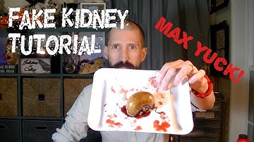 How to make a FAKE kidney prop - Realistic Organ Tutorial