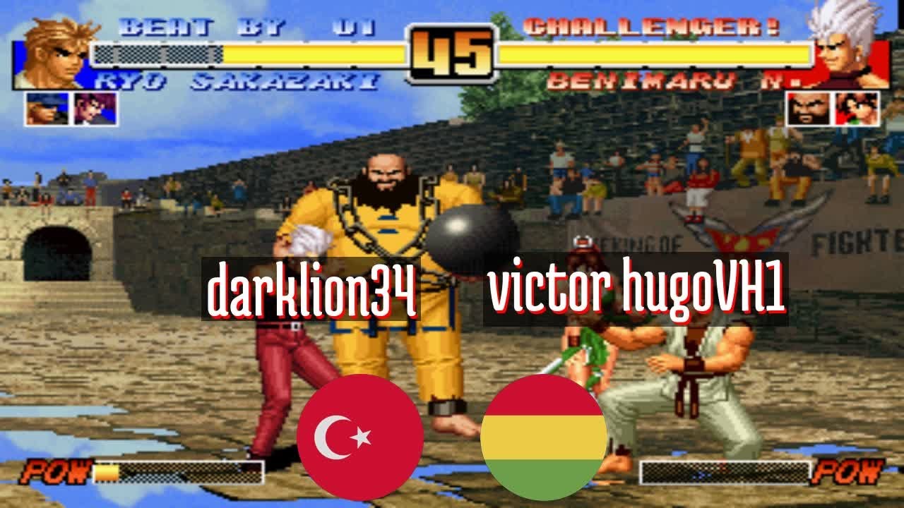 FT5 @kof96: darklion34 (TR) vs victor hugoVH1 (BO) [King of Fighters 96 Fightcade] Jan 27