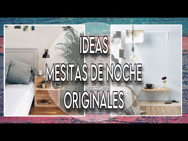 ▷ Mesitas de noche originales ¡Diseños que te encantarán! - Conely