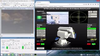 WTW-LSC 20 portable Autotracking Antenna C-Band Tracking on DJI Phantom Drone screenshot 2