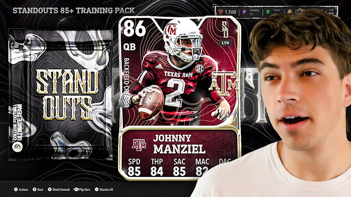 I Opened EVERY Standout Pack for LTD Johnny Manziel! College Football Ultimate Team