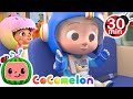 Wheels on the Bus Song Halloween Edition | CoComelon Halloween Cartoons | Moonbug Halloween for Kids