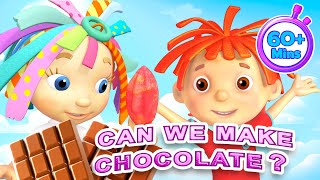 THE SECRET TO MAKING YUMMY CHOCOLATE! 🍫😋 1 hour kids cartoons