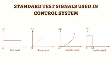 Standard Test Signals used in Control System