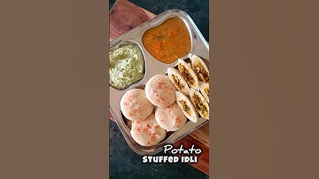 Stuffed Idli 🤩Aloo stuffed Idli Recipe Bharwa Idli At Home😍| Instant Idli Recipe🤩 #idli