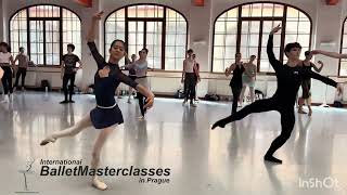International Balletmasterclasses in Prague,Ballet Class with Ch.Powney and Anna McBride 