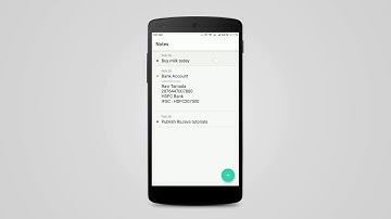 Android RxJava Networking with Retrofit, Gson - Notes App
