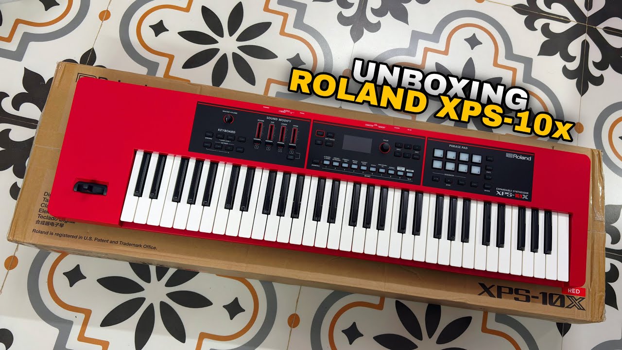 Roland XPS-10x Unboxing & First Look | XPS-10X Red Color | Kishu Goswami
