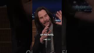 Keanu Reeves Crashing Someone's Wedding #keanureeves #tonightshow