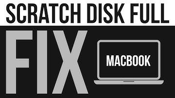 Scratch Disk is Full - FIX - MacBook, MacBook Air, MacBook Pro