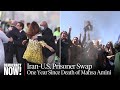 U.S. &amp; Iran Complete Prisoner Swap; Iranian Protesters Mark One Year Since Death of Mahsa Amini