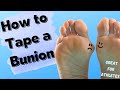 How to Tape a Bunion 2020   Bunion Taping Tutorial for Athletes