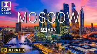MOSCOW Cityscape 4K HDR With Soft Piano Music - 60FPS - 8K Cinematic by 8K Nature Film 1,636 views 1 day ago 8 hours, 38 minutes