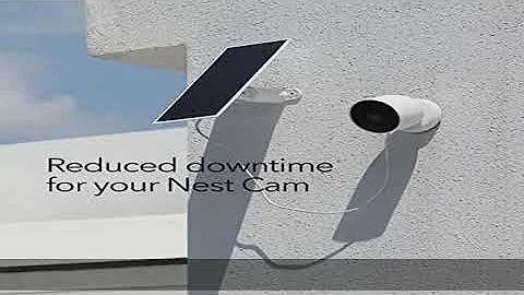 Wasserstein Solar Panel for Google Nest Cam Outdoor or Indoor, Battery - 2.5W Solar Power - Made fo
