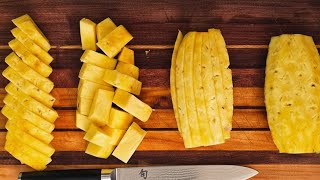HOW TO SLICE A PINEAPPLE
