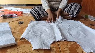 CARA MEMBUAT BAJU DARI BAHAN BEKAS // UAS SBK UIN SATU TULUNGAGUNG