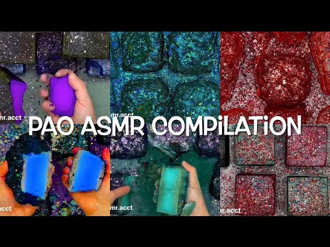 ASMR DYED GYM CHALK COMPILATION by @pao-asmr-acct EDIT #sleepaid # ...