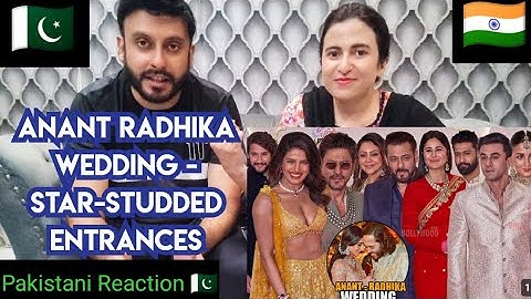 Pakistani Reaction on Star-studded Celebrities arrives at AnantRadhika Wedding | Salman, Shahrukh