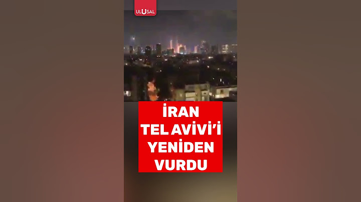 İran Tel Aviv'i yeniden vurdu #shorts #iran #telaviv