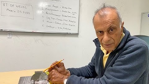 Birring NDE VT of Welds Part II: WPS, measurement gauges and acceptance criteria