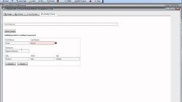V11 Dialog Component - Data Binding - Saving Records SS Actions 2
