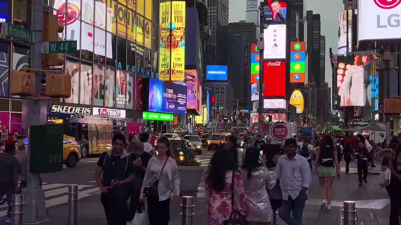 NEW YORK CITY “LIVE” TIMES SQUARE, Monday September 5, 2022🇺🇸 YouTube