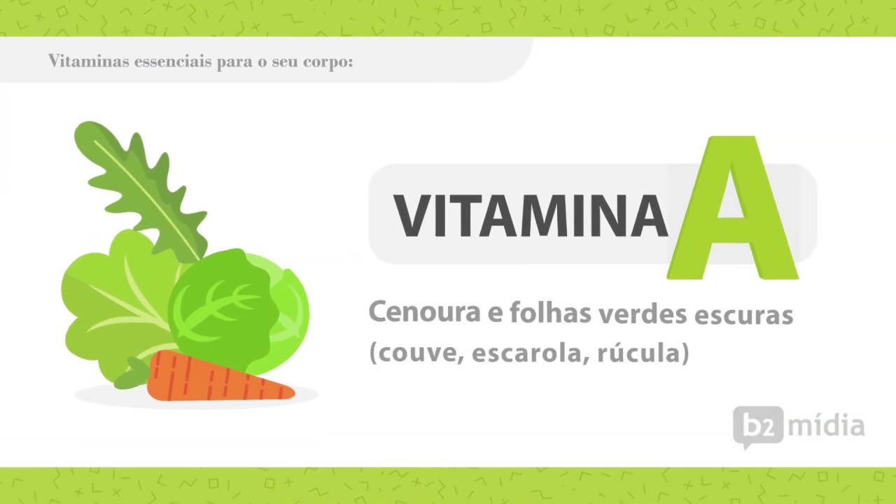 ALIMENTAÇÃO - Saiba quais as vitaminas que devem fazer parte do seu dia a dia.