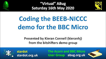 Abug Talks - Kieran Connell talks about Coding the BEEB NICCC demo on the BBC Micro