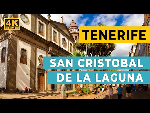 TENERIFE: San Cristobal de La Laguna - City Tour (4K Ultra HD 60fps)