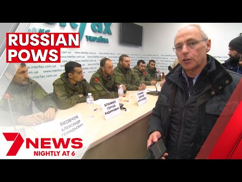 Russian prisoners of war in Ukraine deliver a message to Vladimir Putin | 7NEWS